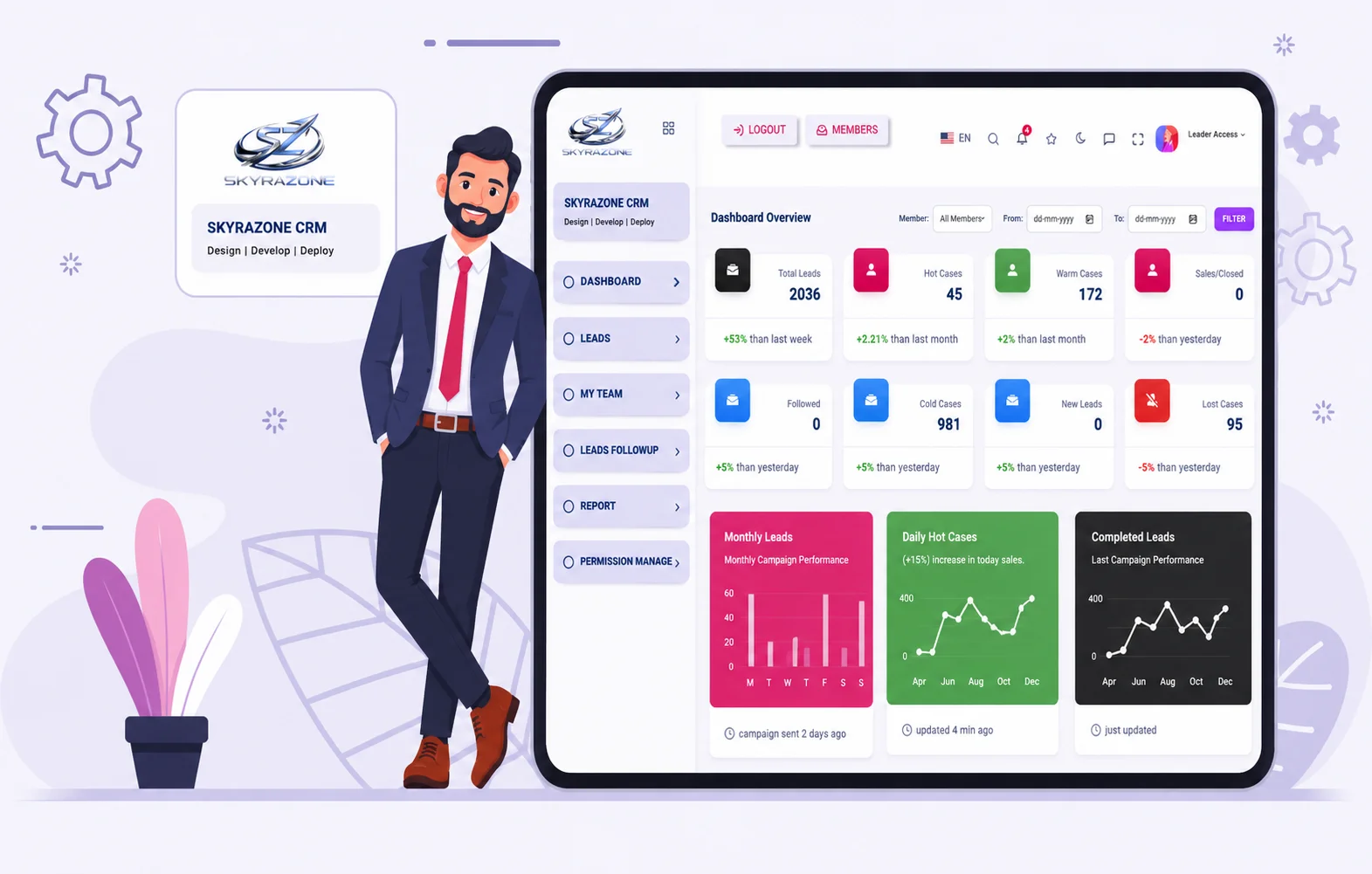 Skyrazone CRM Solution