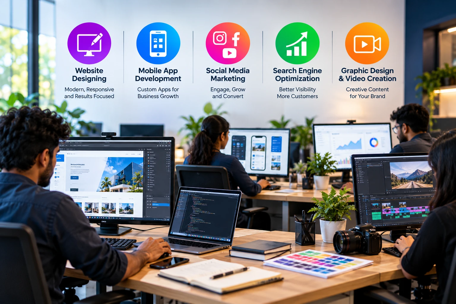A business can have a great product, a strong service and a clear vision, but turning that into a successful digital presence takes more than simply being online. Your website needs to make a good first impression, your social media needs to give people a reason to pay attention, and your digital products need to make it easy for customers to interact with your business.